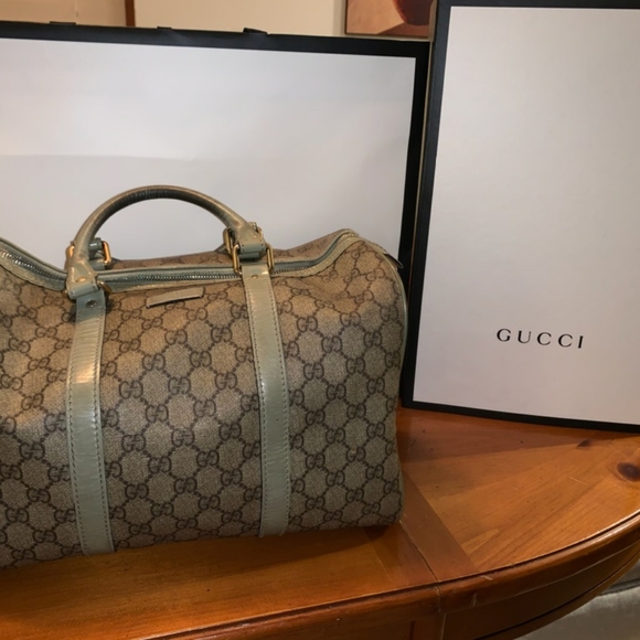 Gucci Limited Edition Green Satchel Purse - Picture 2 of 7